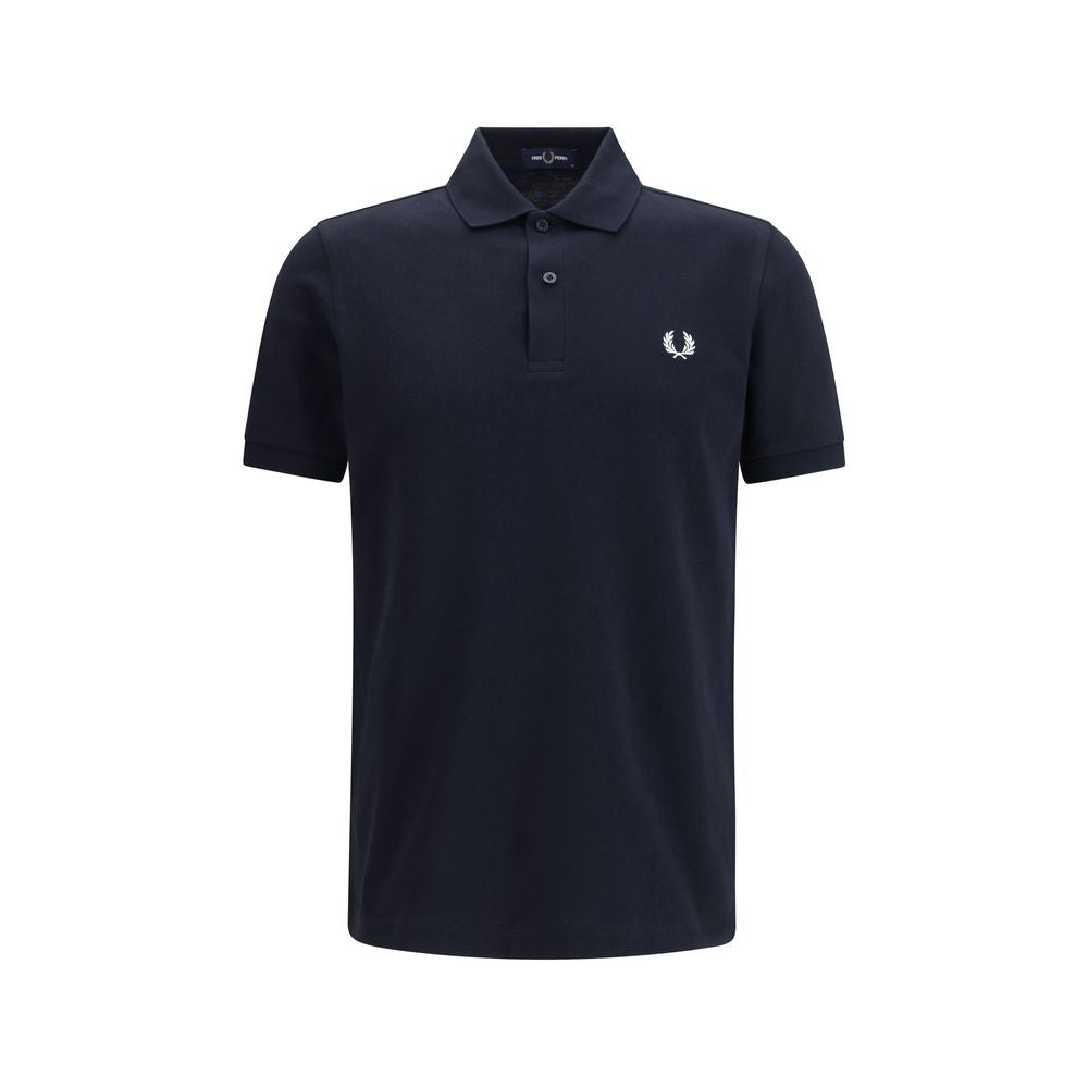 Polo Fred Perry bleu en coton