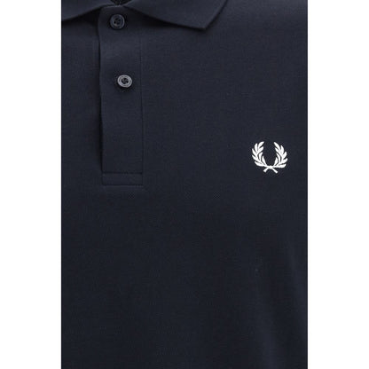 Polo Fred Perry bleu en coton