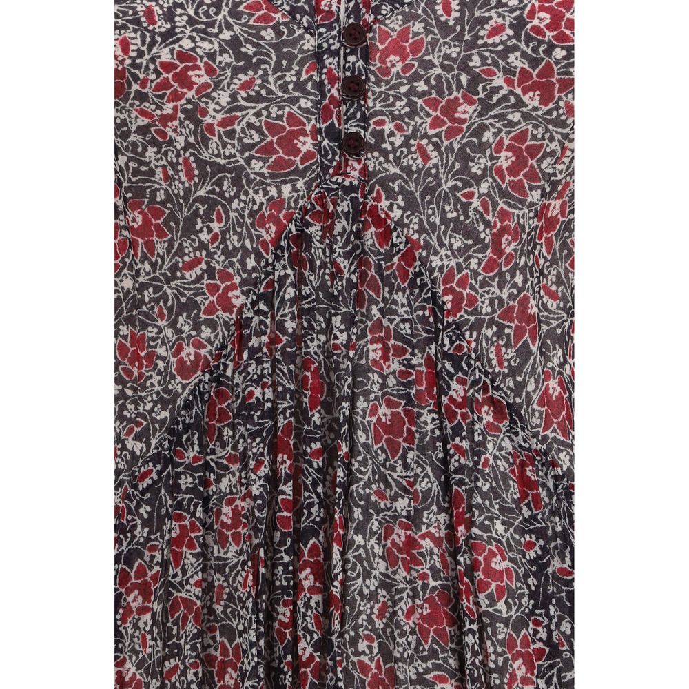 Marant Étoile Sabba Dress - Purple Cotton Casual Dress