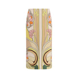 La Double J Multicolor Viscose Long Skirt - TULIP PLACÉE