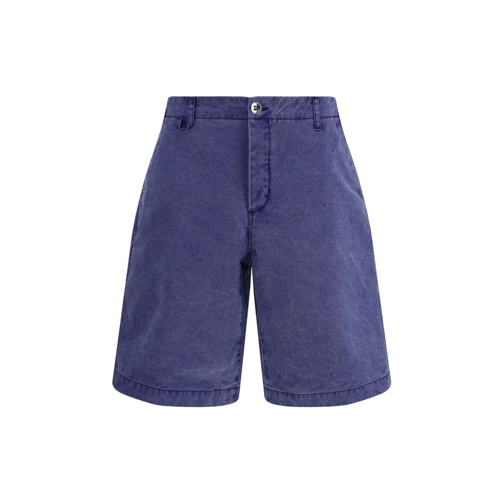 Short de bain en coton bleu Jacquemus