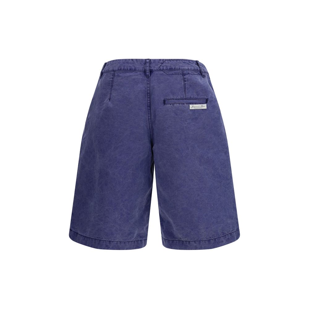 Short de bain en coton bleu Jacquemus
