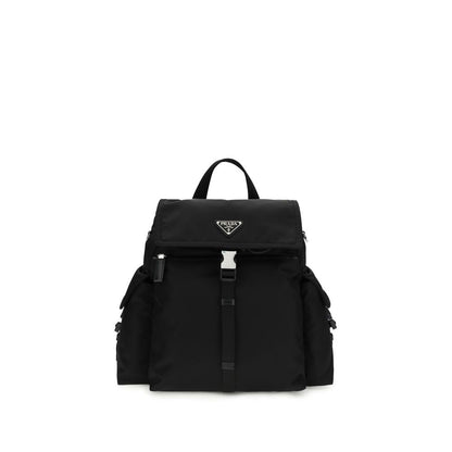 Sac à dos Prada noir en polyamide recyclé