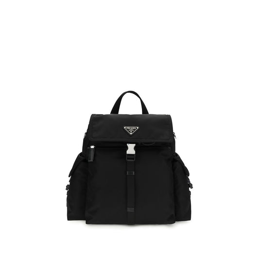 Sac à dos Prada noir en polyamide recyclé