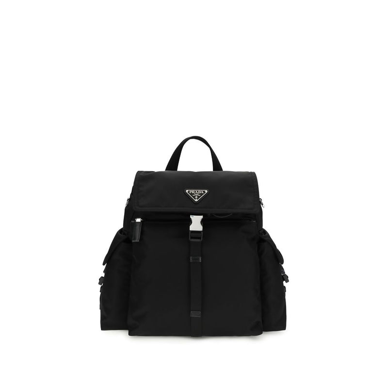 Sac à dos Prada noir en polyamide recyclé