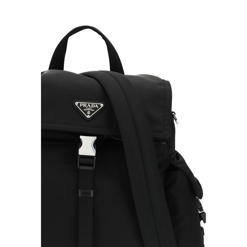 Sac à dos Prada noir en polyamide recyclé