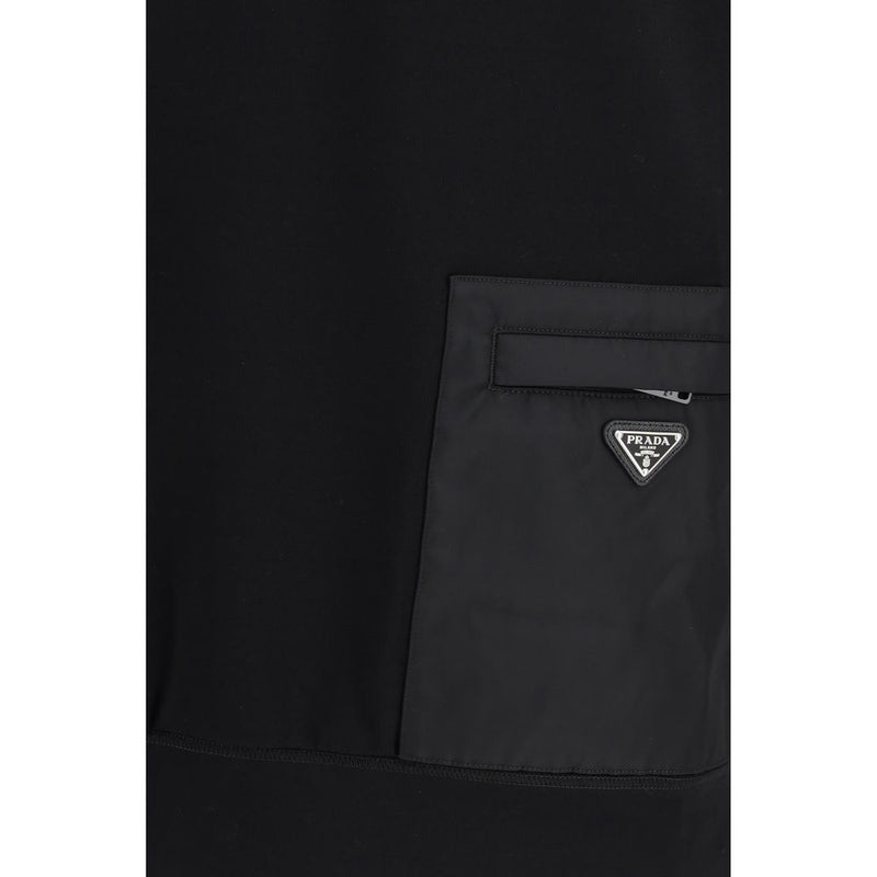 Prada Zwart Viscose Sweatshirt