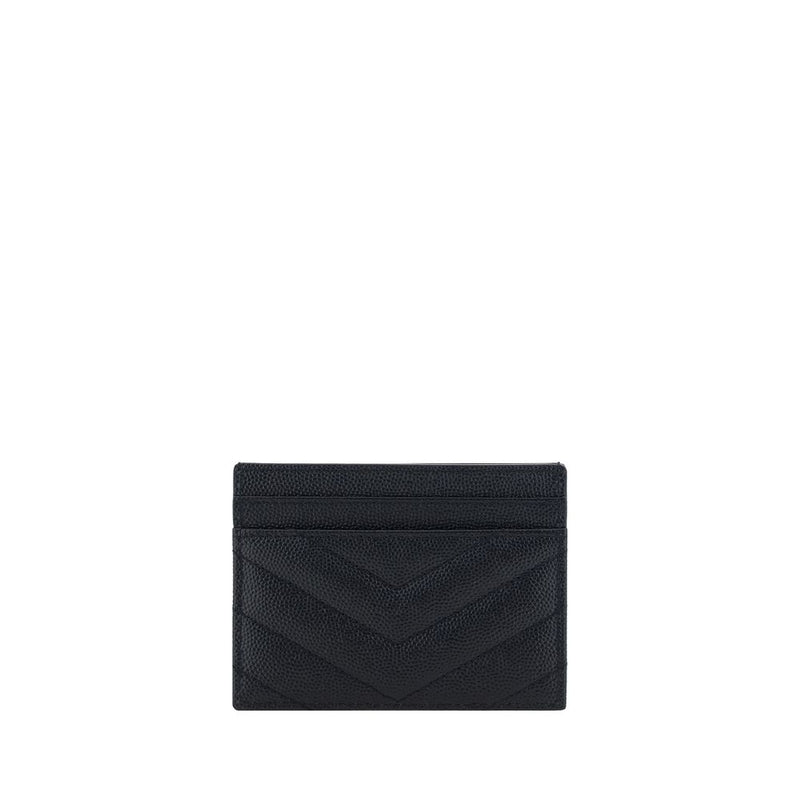 Saint Laurent Black Calf Leather Bos Taurus Wallet