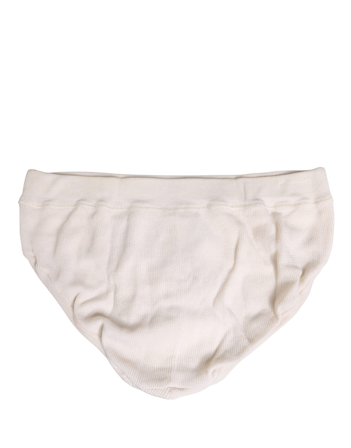 Dolce & Gabbana Off White Logo Silk Briefs for Men