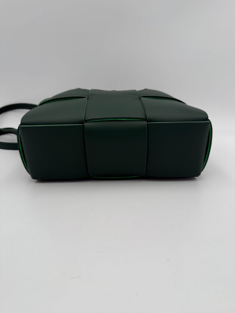 Bottega Veneta Candy Arco Shoulder Bag - Green Leather