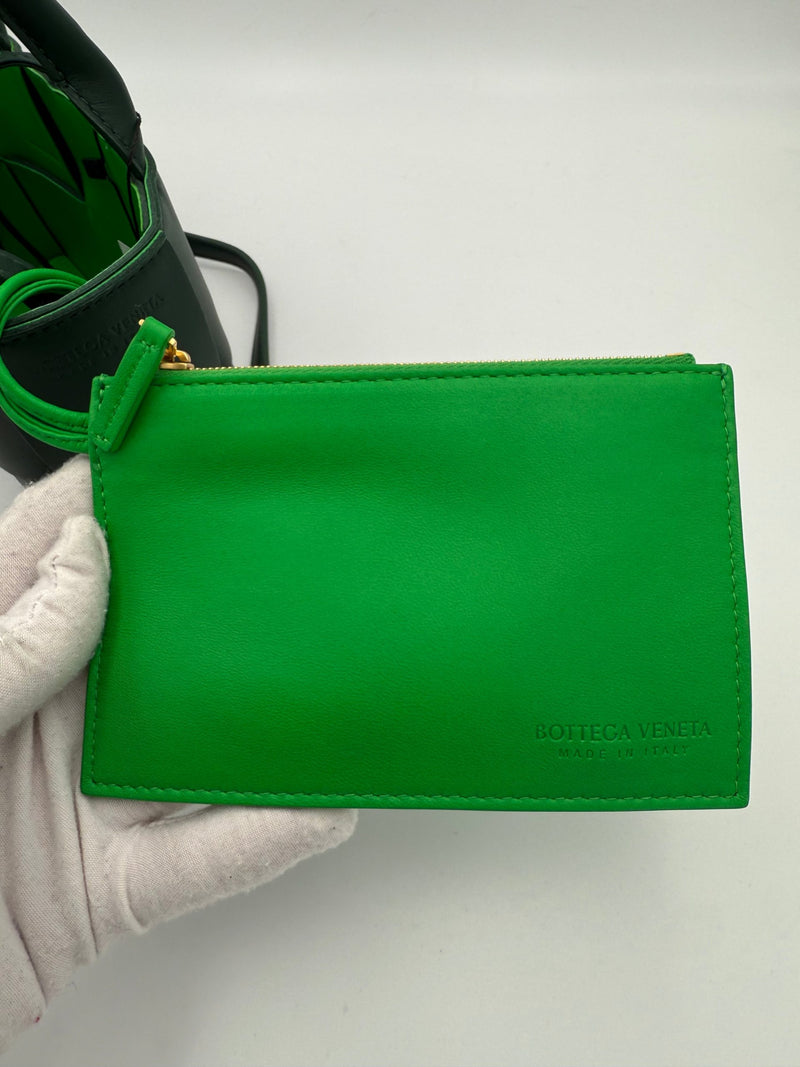 Bottega Veneta Candy Arco Shoulder Bag - Green Leather