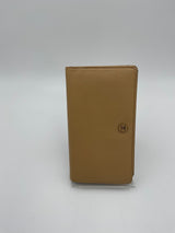 Chanel CHANEL CC Powder Wallet en Cuir Rose Poudré