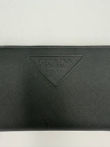 Prada PRADA Zip in Saffiano Leather Wallet