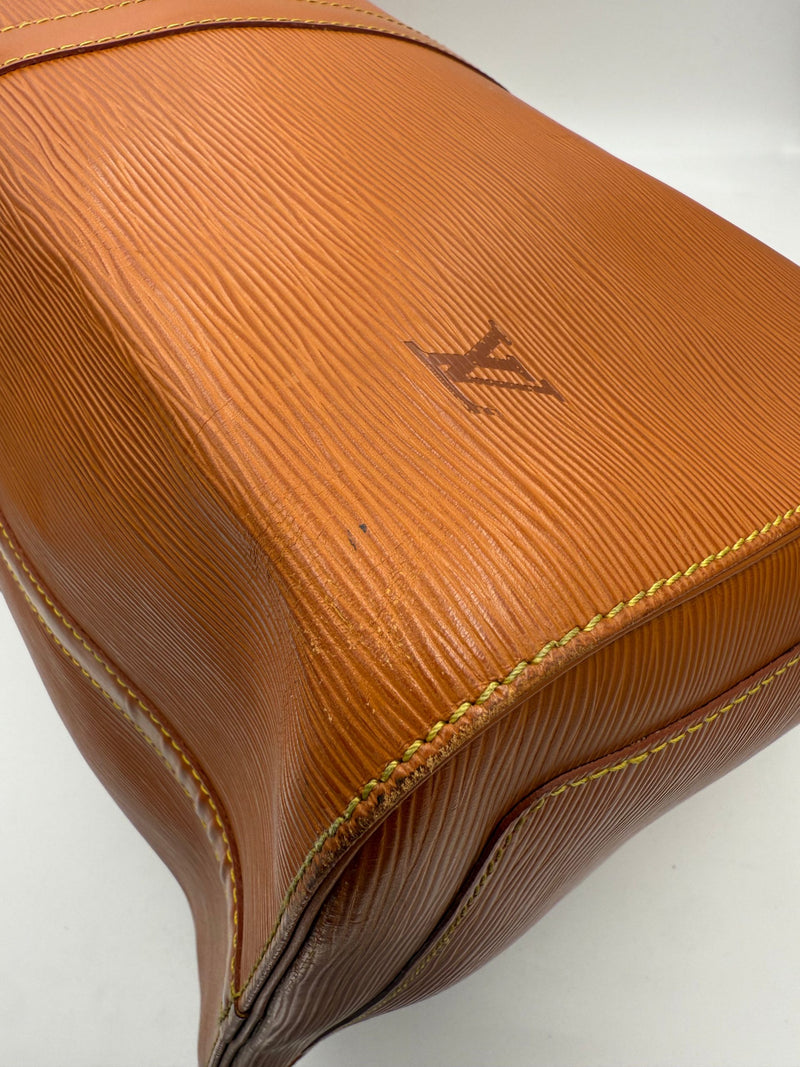 Louis Vuitton KEEPALL 50 en cuir EPI marron - Sac à main