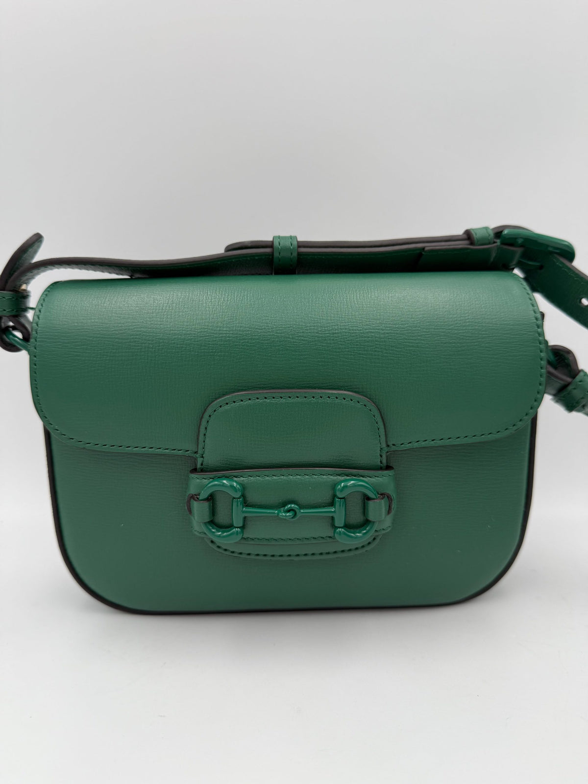 Gucci Horsebit 1955 Émeraude Handbag