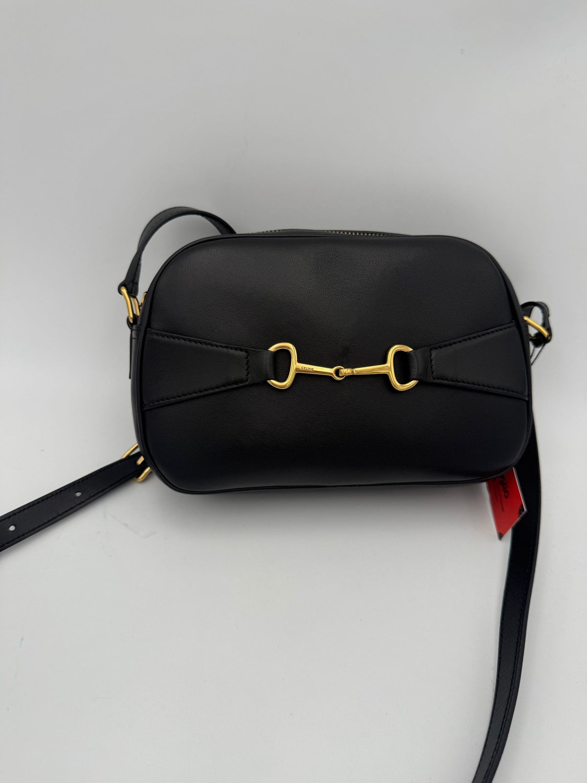 Celine CELINE CRECY Sac à main noir uni