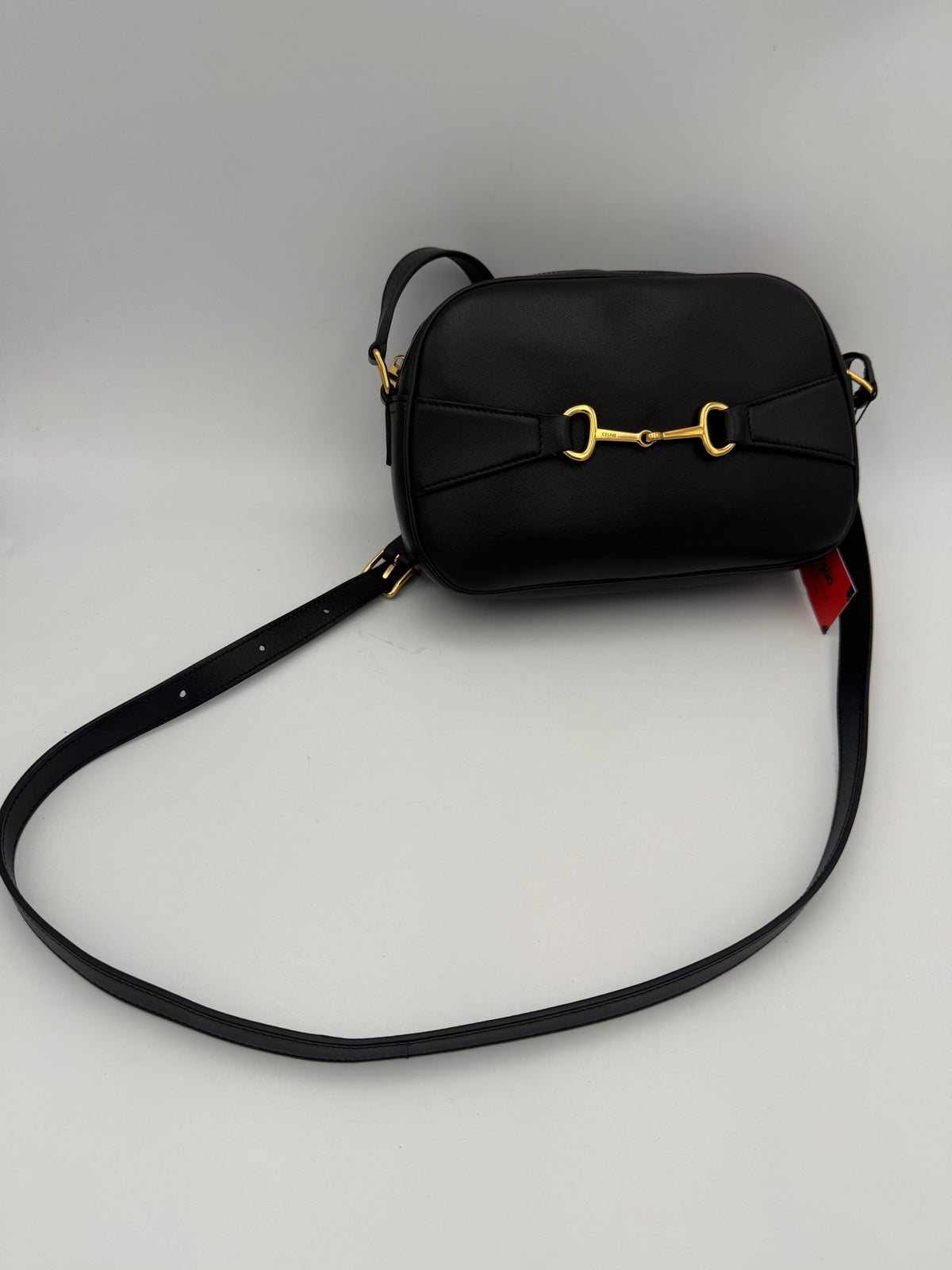 Celine CELINE CRECY Sac à main noir uni