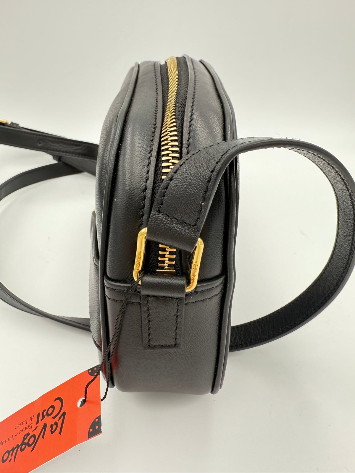 Celine CELINE CRECY Sac à main noir uni