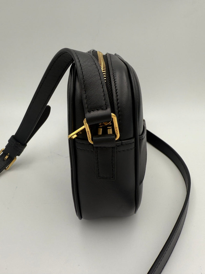 Celine CELINE CRECY Sac à main noir uni