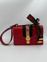 Gucci Sylvie Red Handbag - Timeless Elegance