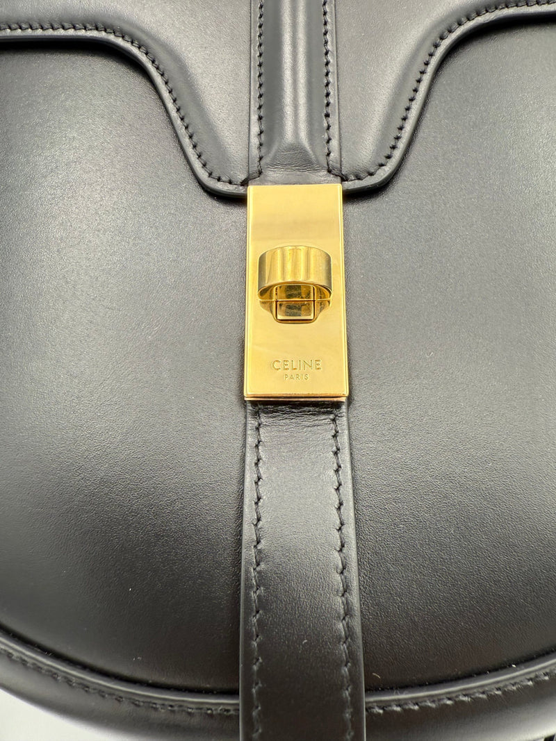 Celine Sac 16 Besace Noir Grand Sac