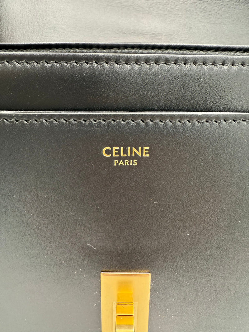 Celine Sac 16 Besace Noir Grand Sac