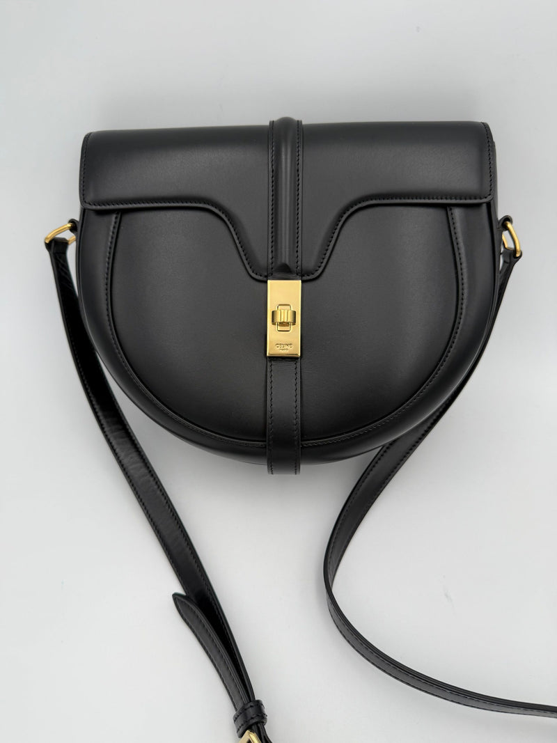 Celine Sac 16 Besace Noir Grand Sac