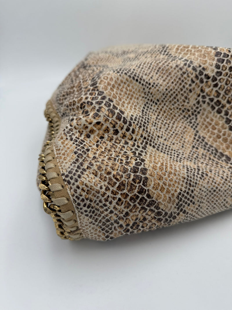 Stella McCartney Falabella Grande Vegan Reptile Skin Handbag