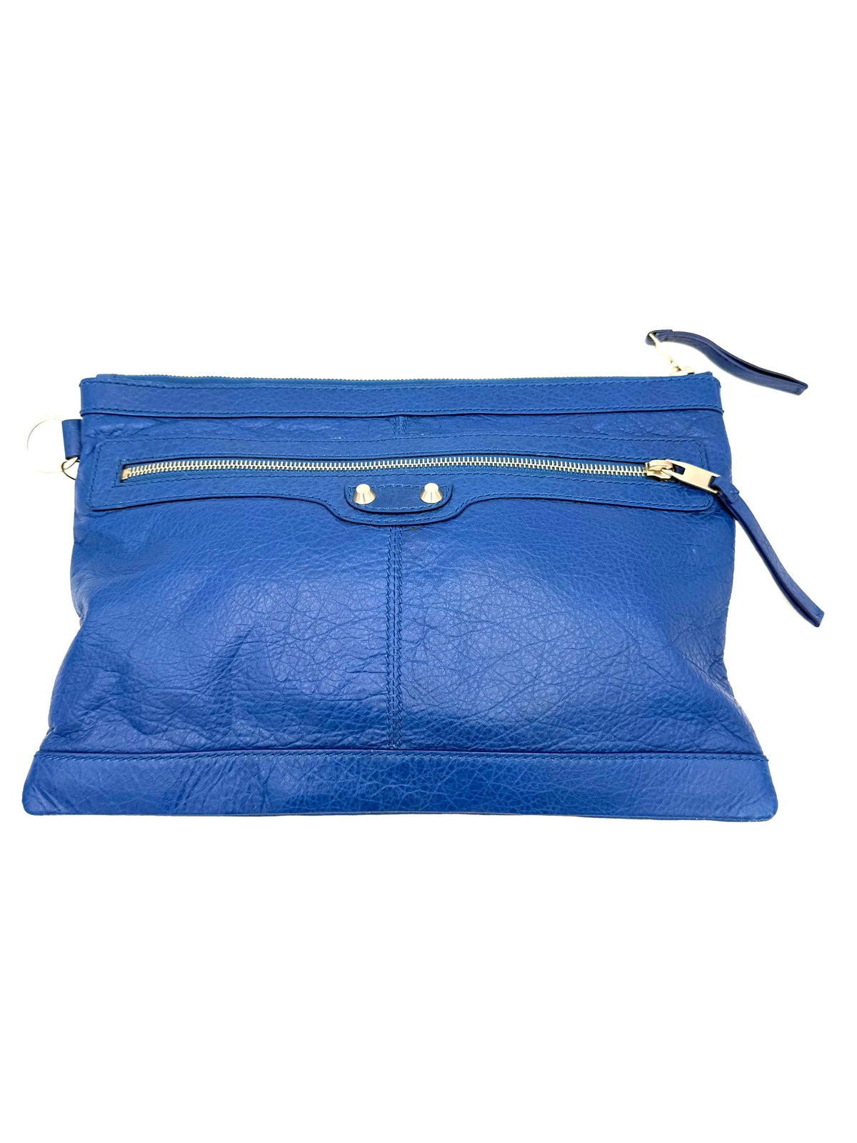 Balenciaga LE CAGOLE Pouch - Blue Multicolor Handbag