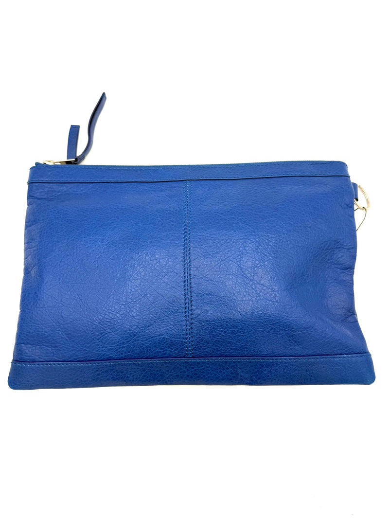 Balenciaga LE CAGOLE Pouch - Blue Multicolor Handbag