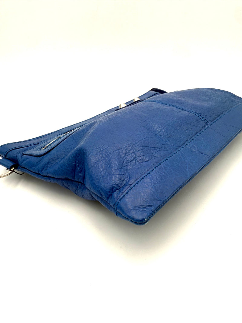 Balenciaga LE CAGOLE Pouch - Blue Multicolor Handbag