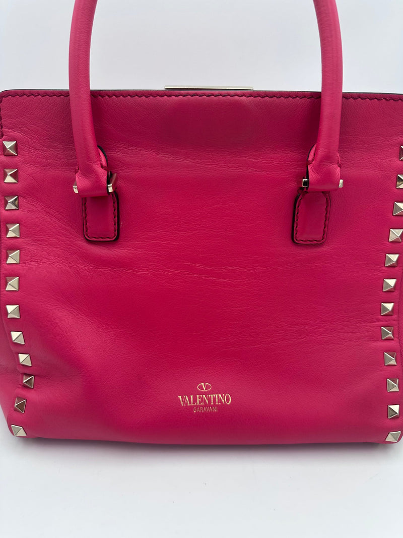 Valentino Garavani Rockstud Medium Pink Handbag