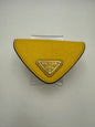Prada PRADA Saffiano Yellow Coin Purse