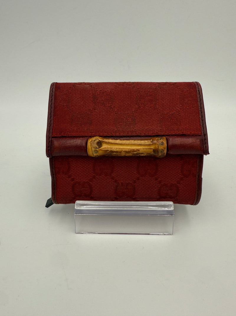 Gucci GG Canvas Compact Wallet - Unisex Luxury Accessory