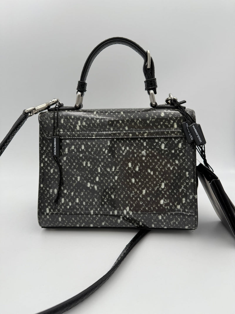 Dolce & Gabbana Monica Python and Patent Handbag
