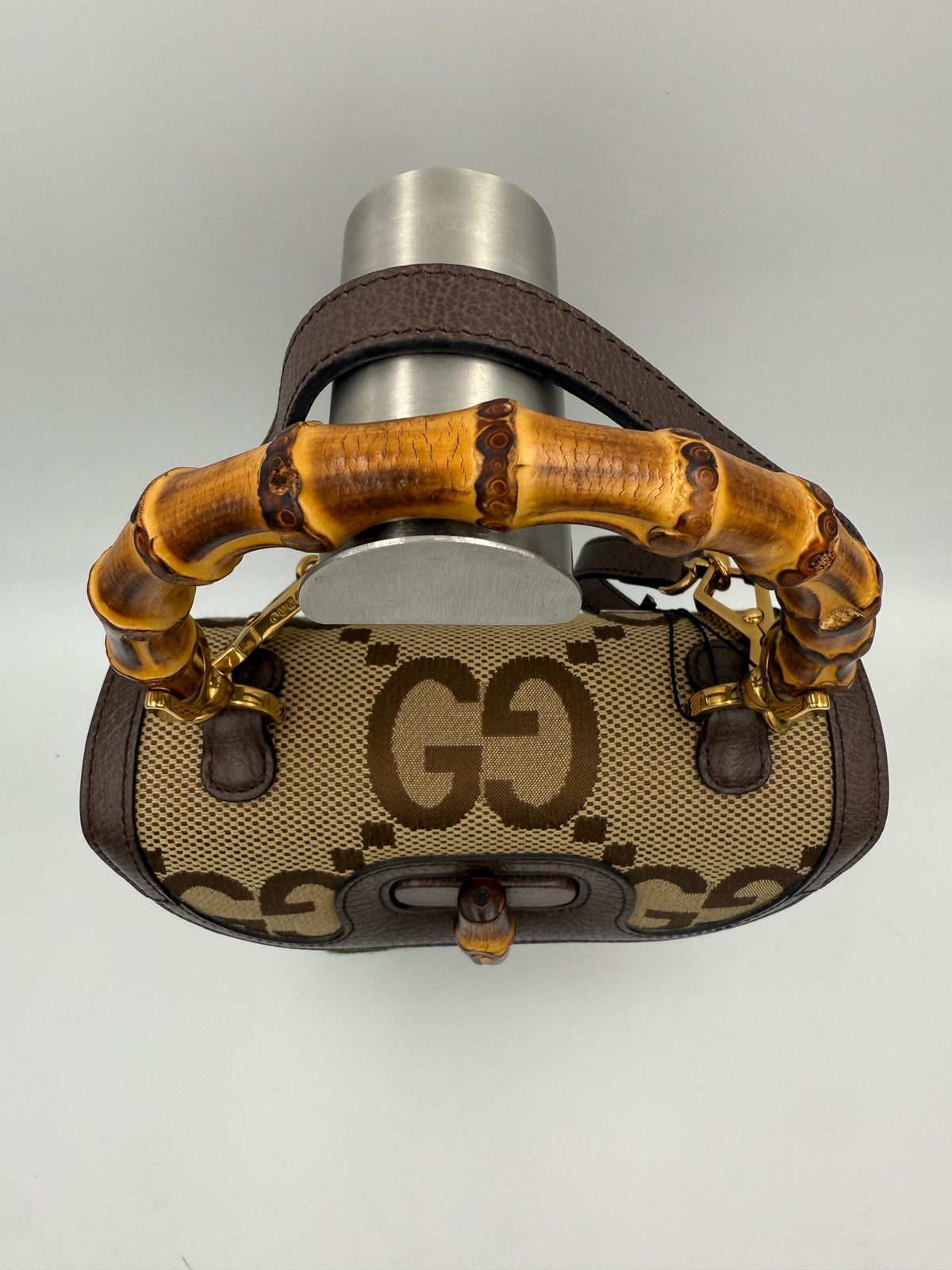 Gucci Bamboo 1947 GG Canvas Handbag - Timeless Luxury