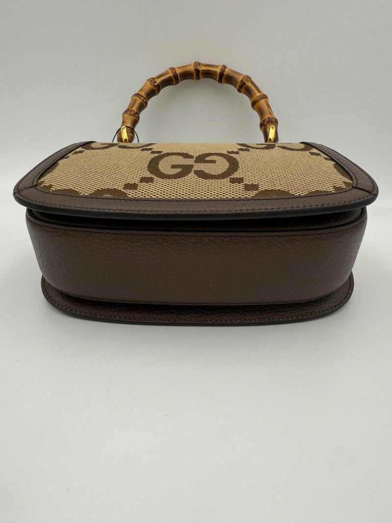 Gucci Bamboo 1947 GG Canvas Handbag - Timeless Luxury