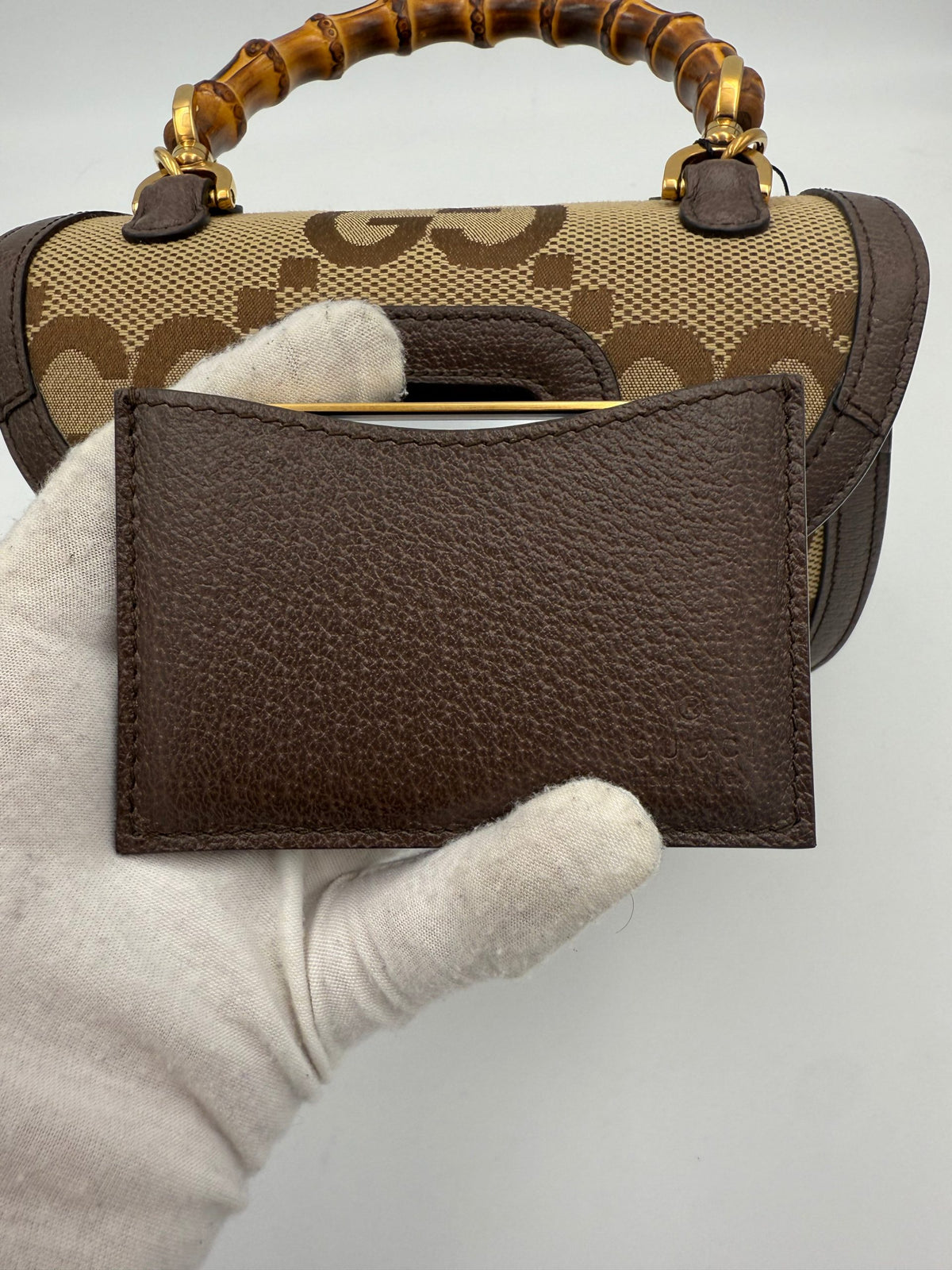 Gucci Bamboo 1947 GG Canvas Handbag - Timeless Luxury