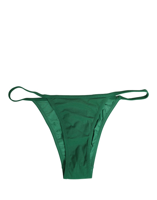 Dolce & Gabbana Green Bikini Bottom - Luxury Swimwear