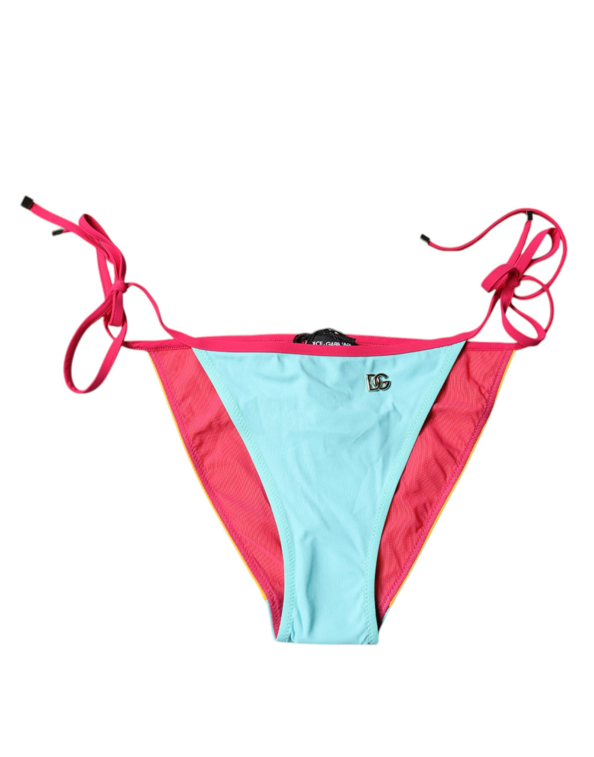 Dolce & Gabbana Multicolor Logo Bikini Bottom Swimwear