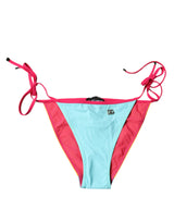 Dolce & Gabbana Multicolor Logo Bikini Bottom Swimwear
