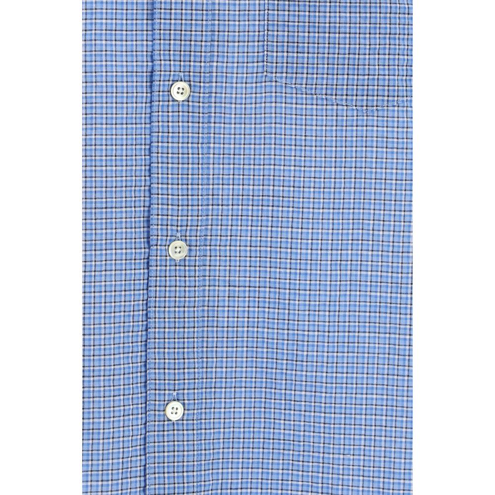 Chemise en Coton Bleu Sunflower - Modèle Stable