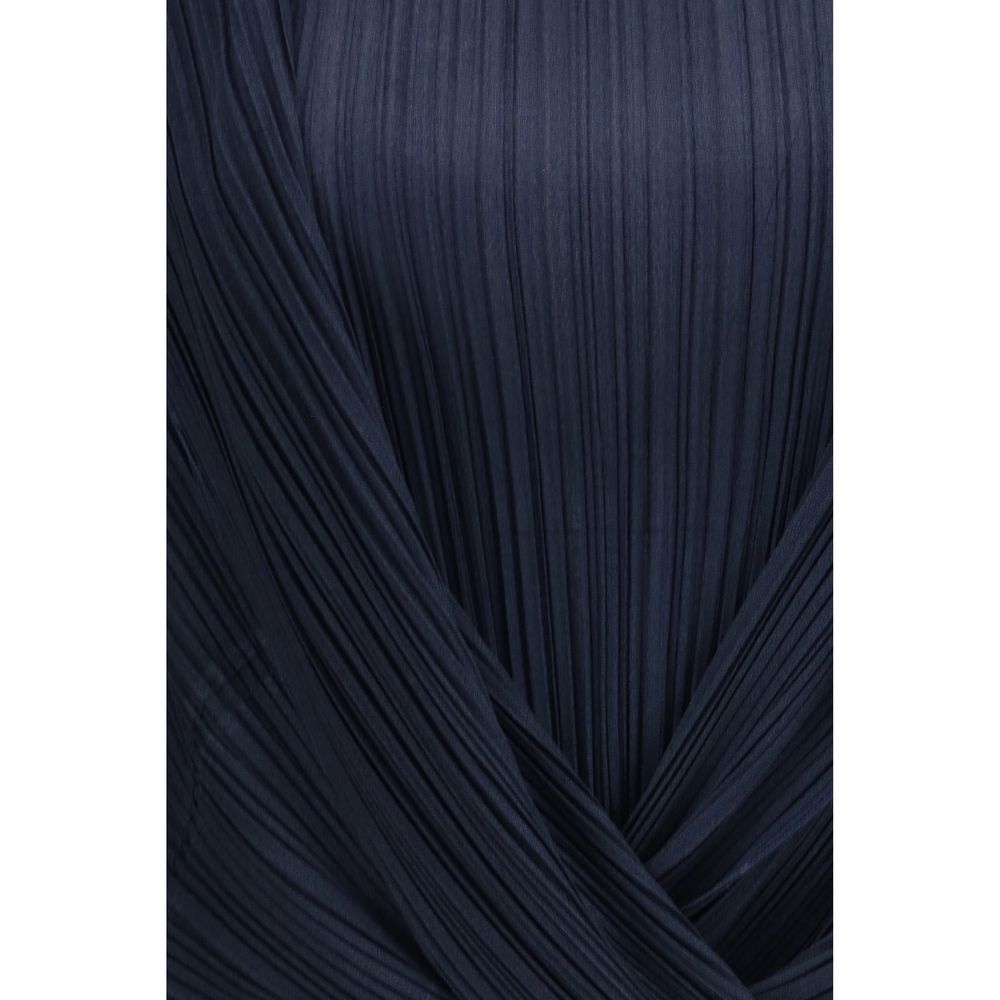 Giorgio Armani Blue Viscose Blouse - Elegant and Contemporary