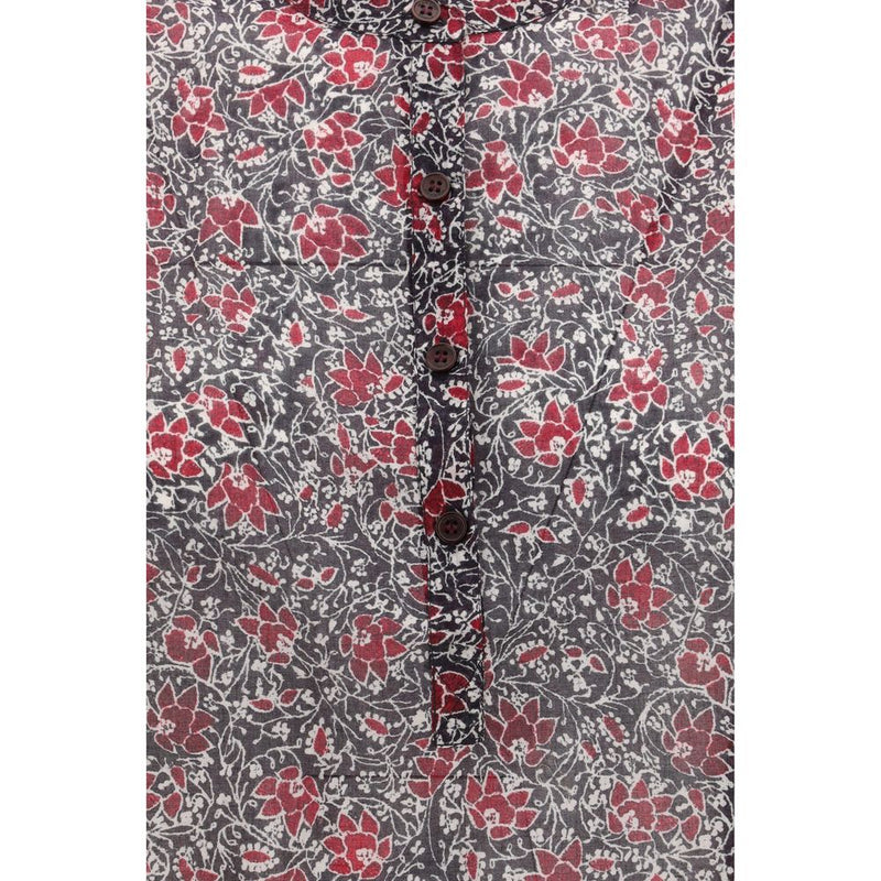 Marant Etoile Purple Cotton Pattern Shirt