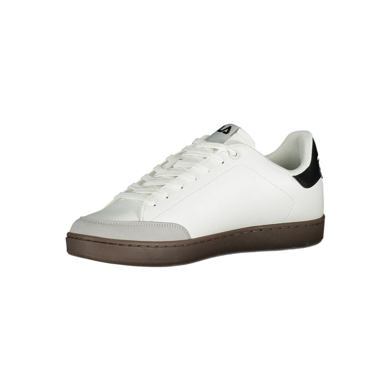 Fila White Polyurethane Men Sneaker - Stylish & Comfortable