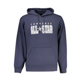 Converse - Sweat à capuche bleu en coton pour homme