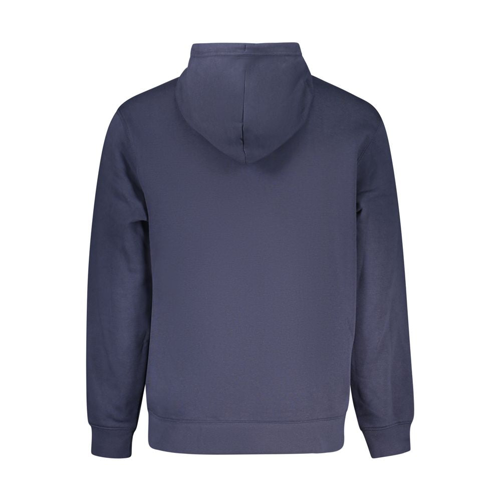 Converse - Sweat à capuche bleu en coton pour homme
