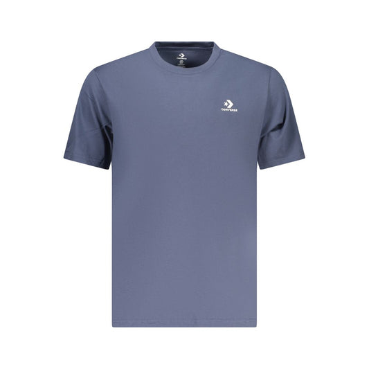 Converse blauwe katoenen heren T-shirt