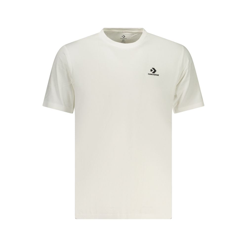 Converse Bianco Katoenen T-shirt voor heren