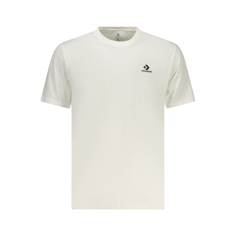 Converse Bianco Cotton Men T-Shirt